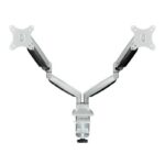 Soporte de Mesa para 2 Monitores TooQ DB3132TNR-S/ Giratorio/ Inclinable/ hasta 9kg 8433281007987 DB3132TNR-S TOO-SOPORTE DB3132TNR-S