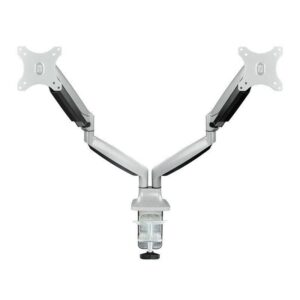 Soporte de Mesa para 2 Monitores TooQ DB3132TNR-S/ Giratorio/ Inclinable/ hasta 9kg 8433281007987 DB3132TNR-S TOO-SOPORTE DB3132TNR-S