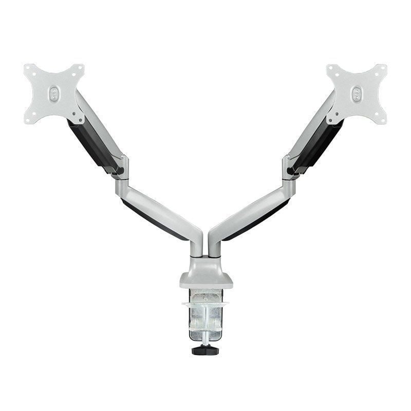Soporte de Mesa para 2 Monitores TooQ DB3132TNR-S/ Giratorio/ Inclinable/ hasta 9kg 8433281007987 DB3132TNR-S TOO-SOPORTE DB3132TNR-S
