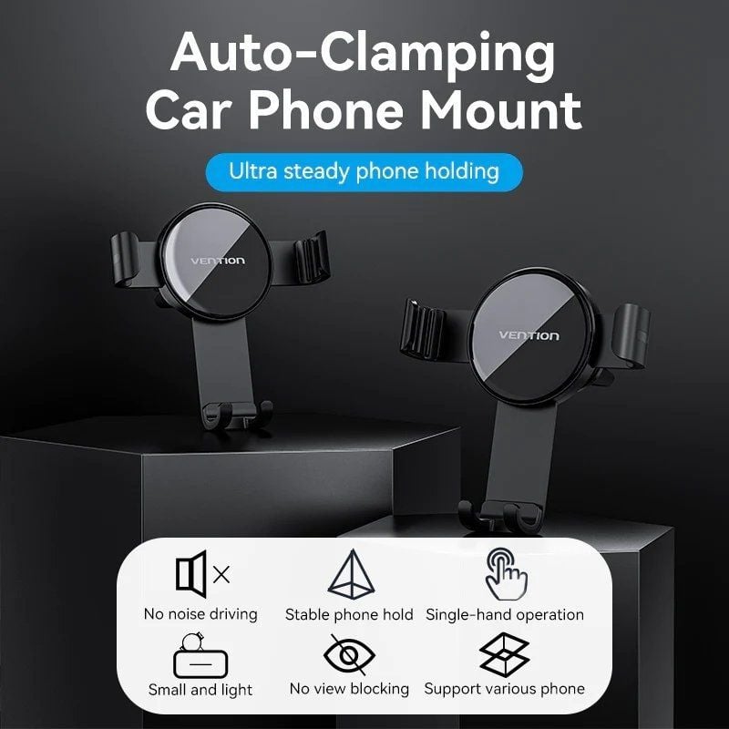 Soporte de Smartphone para Coche Vention KCSB0/ Negro - Imagen 2