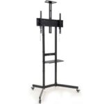 Soporte de Suelo Inclinable con Ruedas TooQ NEFERTITI FS1151M-B para TV de 37-70"/ hasta 70kg 8433281016996 FS1151M-B TOO-SOPORTE FS1151M-B