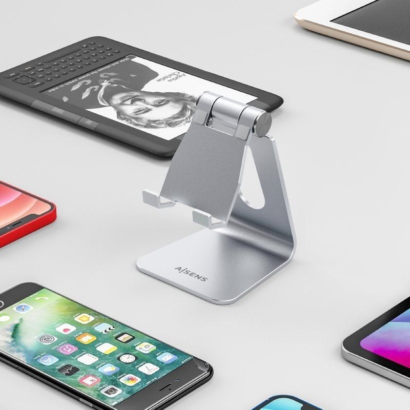 Soporte para Smartphone/Tablet Aisens MS1PM-081/ Plata - Imagen 4