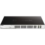 Switch Gestionable D-Link DGS-1210-24P 24 Puertos/ RJ-45 10/100/1000/ PoE/ SFP 790069468537 DGS-1210-24P/E DLK-SWITCH DGS-1210-24P E