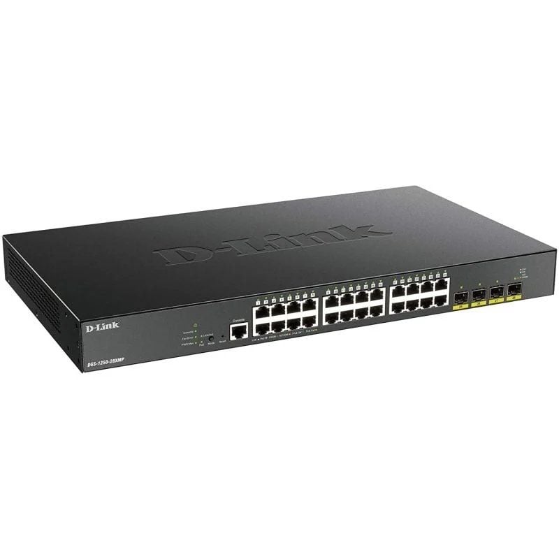 Switch Gestionable D-Link Smart DGS-1250-28XMP 28 Puertos/ RJ-45 10/100/1000 PoE/ SFP - Imagen 2