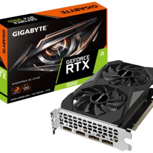 TARJETA GRAFICA GIGABYTE RTX 3050 WINDFORCE OC V2 6GB GDDR6 DLSS3 4719331355081 GV-N3050WF2OCV2-6GD
