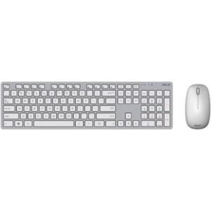 Teclado y Ratón Inalámbricos Asus W5000 Wireless/ Blanco 4711081636281 90XB0430-BKM240 ASU-TEC SET W5000 WH