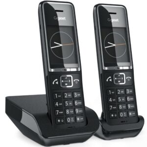 Teléfono Inalámbrico Gigaset Comfort 550/ Pack DUO/ Negro 4250366866352 L36852-H3001-D204 GIGA-TEL COMF 550 DUO BK