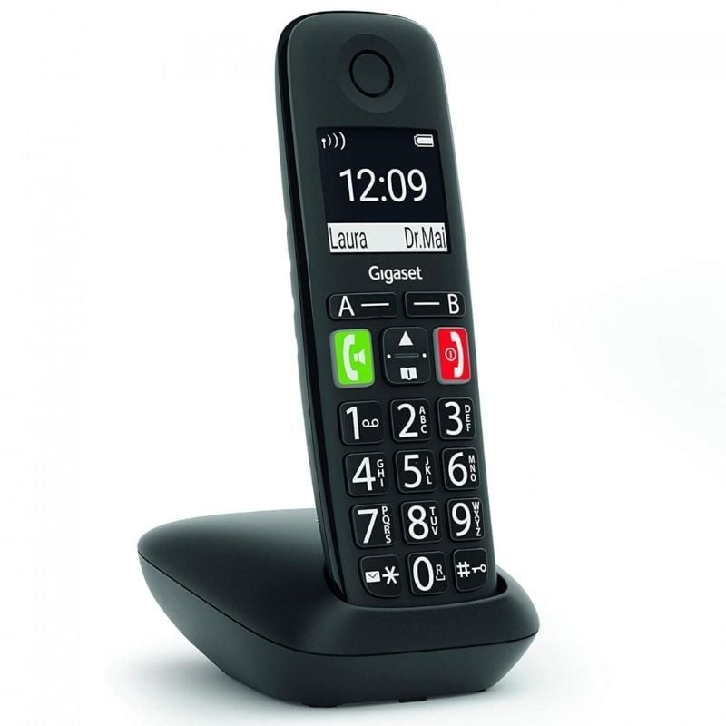 Teléfono Inalámbrico Gigaset E290/ Negro - Imagen 2