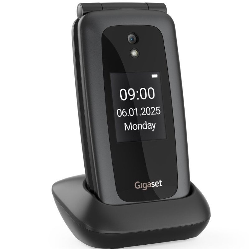 Teléfono Móvil Gigaset GL795 para Personas Mayores/ 4G/ Negro 4255781906409 GL795B GIGA-TEL GL795 BK