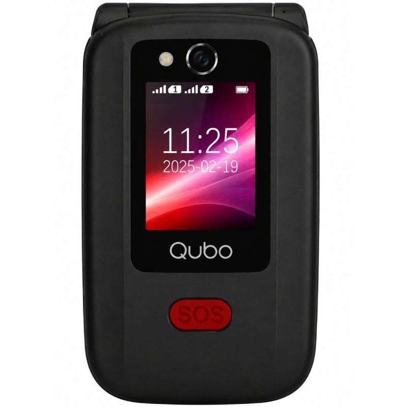 Teléfono Móvil Qubo X-D340CB 4G para Personas Mayores/ Negro - Imagen 3