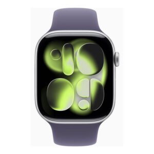 0195950464283 | P/N: MEV94QL/A | Cod. Artículo: DSP0000036636 Smartwatch apple watch series 11 gps 46mm silver case purple mist sport band s - m