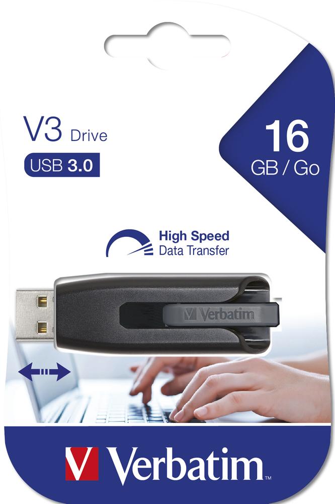 Memoria usb 3.0 verbatim storengo 16gb negro - Imagen 5