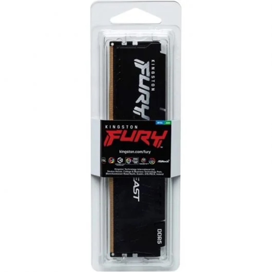 Memoria ram ddr5 8gb kingston - 6000 mhz - pc5 - 48000 - fury beast - cl36 - 1.25v - am5 - Imagen 5
