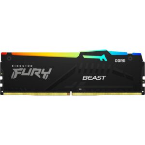0740617331912 | P/N: KF560C36BBEA-8 | Cod. Artículo: DSP0000014439 Memoria ram ddr5 8gb kingston - 6000 mhz - pc5 - 48000 - fury beast rgb - cl36 - 1.25v - am5