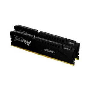 0740617345841 | P/N: KF560C36BBE2K2-32 | Cod. Artículo: DSP0000034467 Memoria ram ddr5 32gb 2 x 16gb kingston - 6000 mhz - pc5 - 48000 - fury beast - cl36 - 1.35v