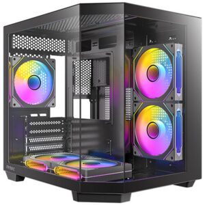 0761345103336 | P/N: 0-761345-10333-6 | Cod. Artículo: DSP0000041724 Caja ordenador gaming antec cx m2 argb matx cristal templado negra