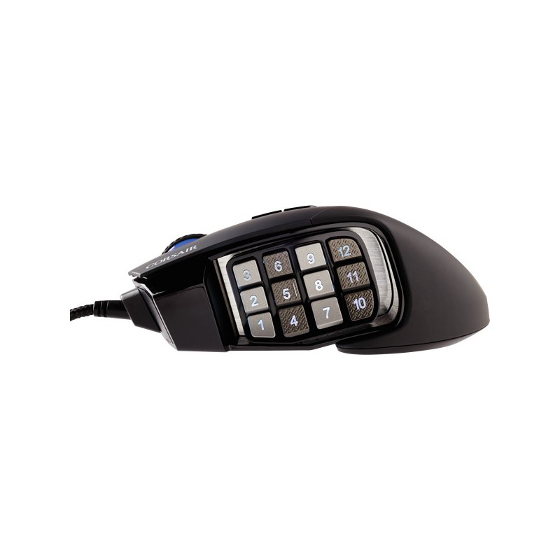Raton gaming corsair scimitar elite rgb negro - Imagen 4
