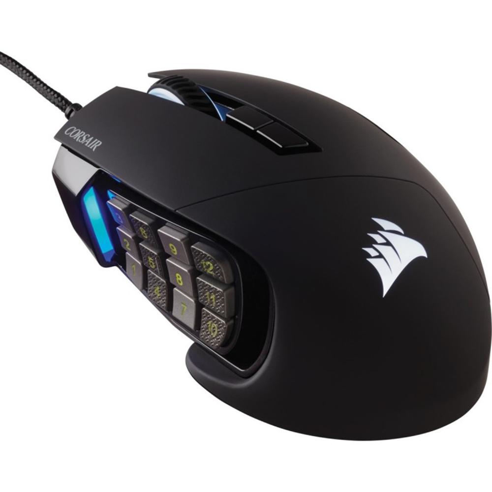 0840006616214 | P/N: CH-9304211-EU | Cod. Artículo: DSP0000032312 Raton gaming corsair scimitar elite rgb negro