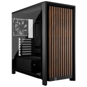0840440417880 | P/N: CC-9011340-WW | Cod. Artículo: DSP0000040931 Caja ordenador gaming corsair frame 4000d rs wood atx cristal templado negra