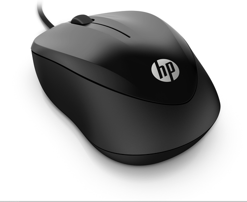 Raton cable hp usb 1000 negro - Imagen 4