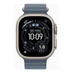 195950608823 | P/N: MEWH4QL/A | Cod. Artículo: DSP0000034431 Smartwatch apple watch ultra 3 gps + cellular 49mm natural titanium case anchor blue ocean band