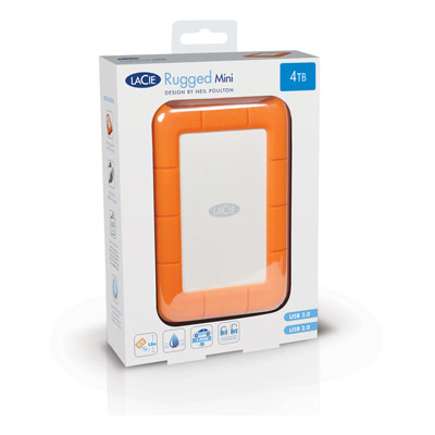 Disco duro externo hdd lacie rugged mini 2tb 2.5 pulgadas usb tipo c - Imagen 2