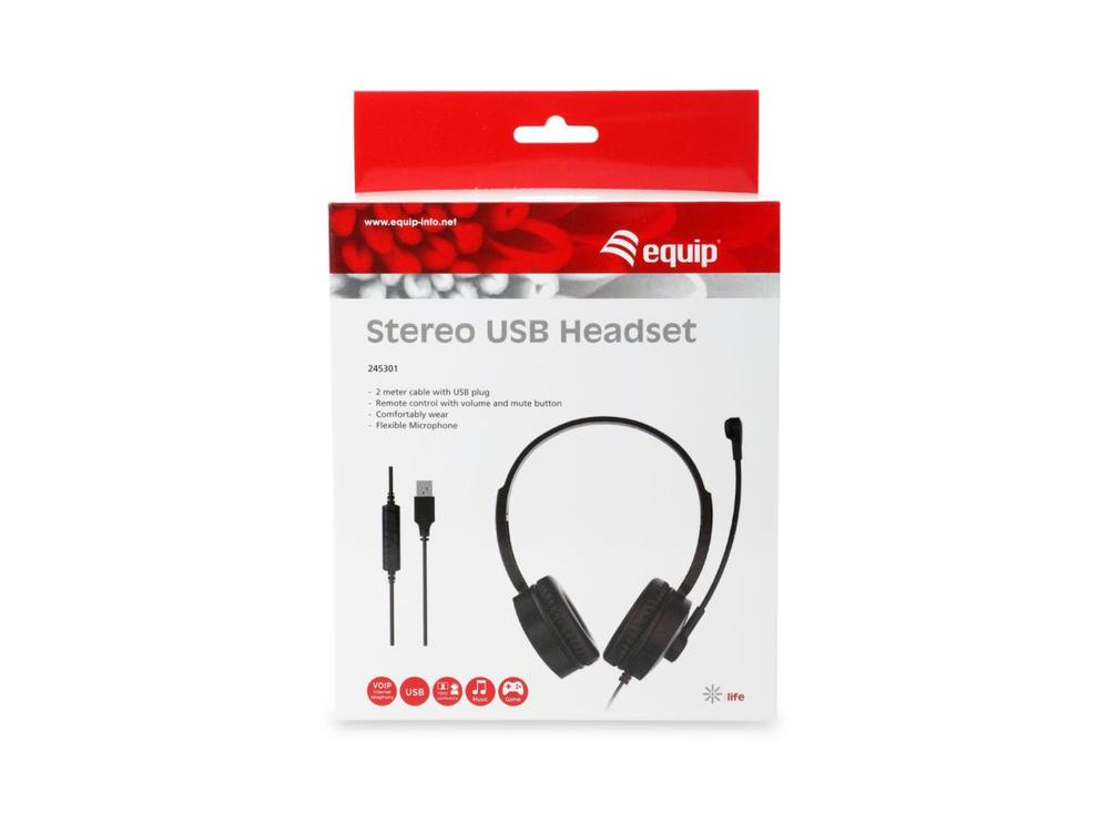 Auriculares usb equip 245301 negro - Imagen 6