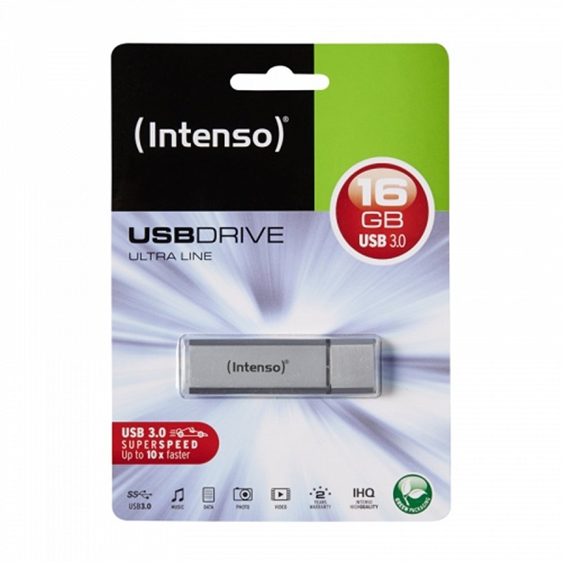 Memoria usb 3.2 intenso ultra 16gb aluminio - Imagen 3