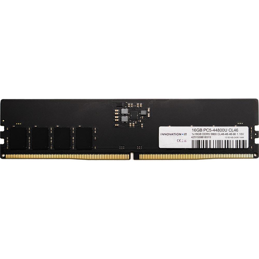 4251538818315 | P/N: 138407 | Cod. Artículo: MGS0000032310 Memoria ram ddr5 16gb innovation it udimm 5600