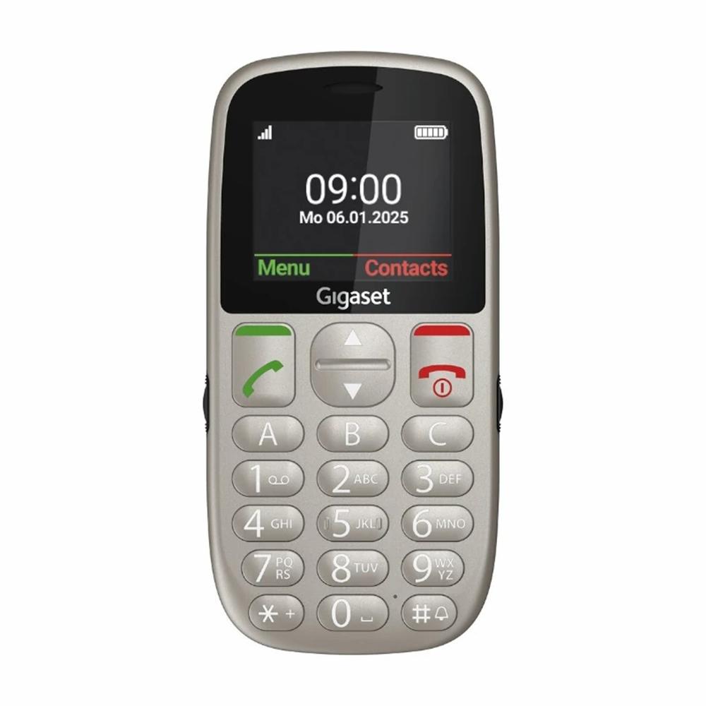 4255781906133 | P/N: S30853-H1230-R102 | Cod. Artículo: MGS0000032030 Telefono movil gigaset gl395 gris para mayores