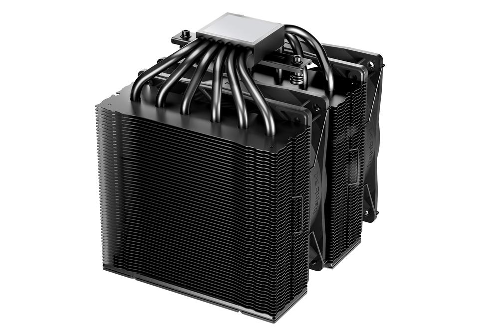 Ventilador disipador cpu be quiet! pure rock pro 3 2x 120mm negro - Imagen 4