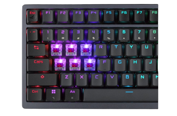 Teclado gaming asus azoth rgb negro - Imagen 2
