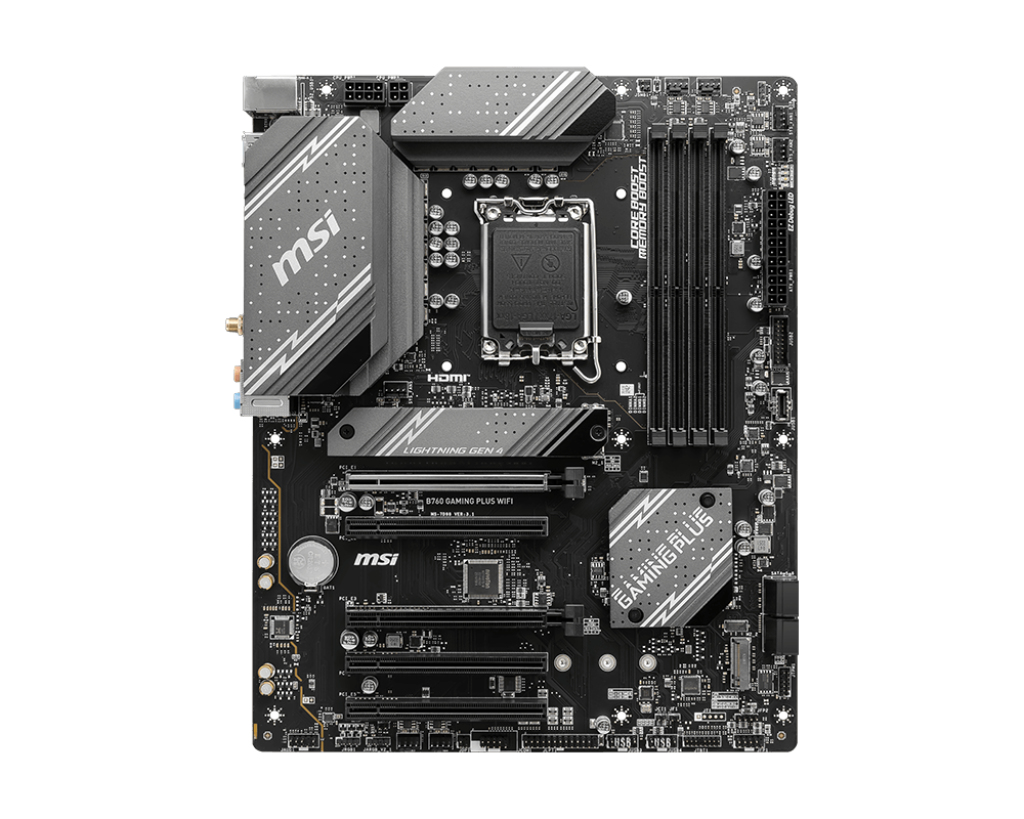 Placa base msi 1700 b760 gaming plus wifi atx - 4x ddr5 - 4x sata3 - 2x usb 3.2 - 1x usb tipo c - 4x usb 2.0 911 - 7d98 - 007 - Imagen 2