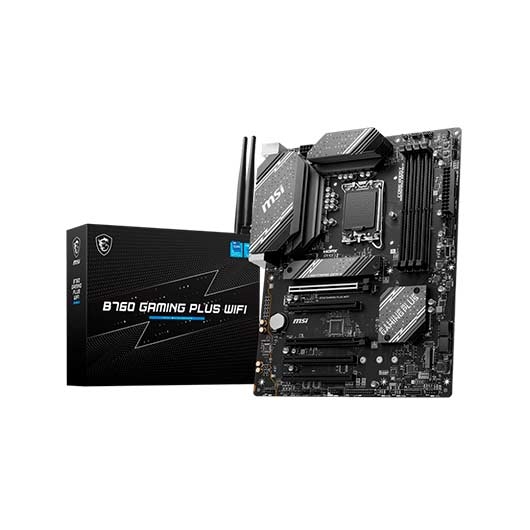 4711377086561 | P/N: 911-7D98-007 | Cod. Artículo: DSP0000016593 Placa base msi 1700 b760 gaming plus wifi atx - 4x ddr5 - 4x sata3 - 2x usb 3.2 - 1x usb tipo c - 4x usb 2.0 911 - 7d98 - 007