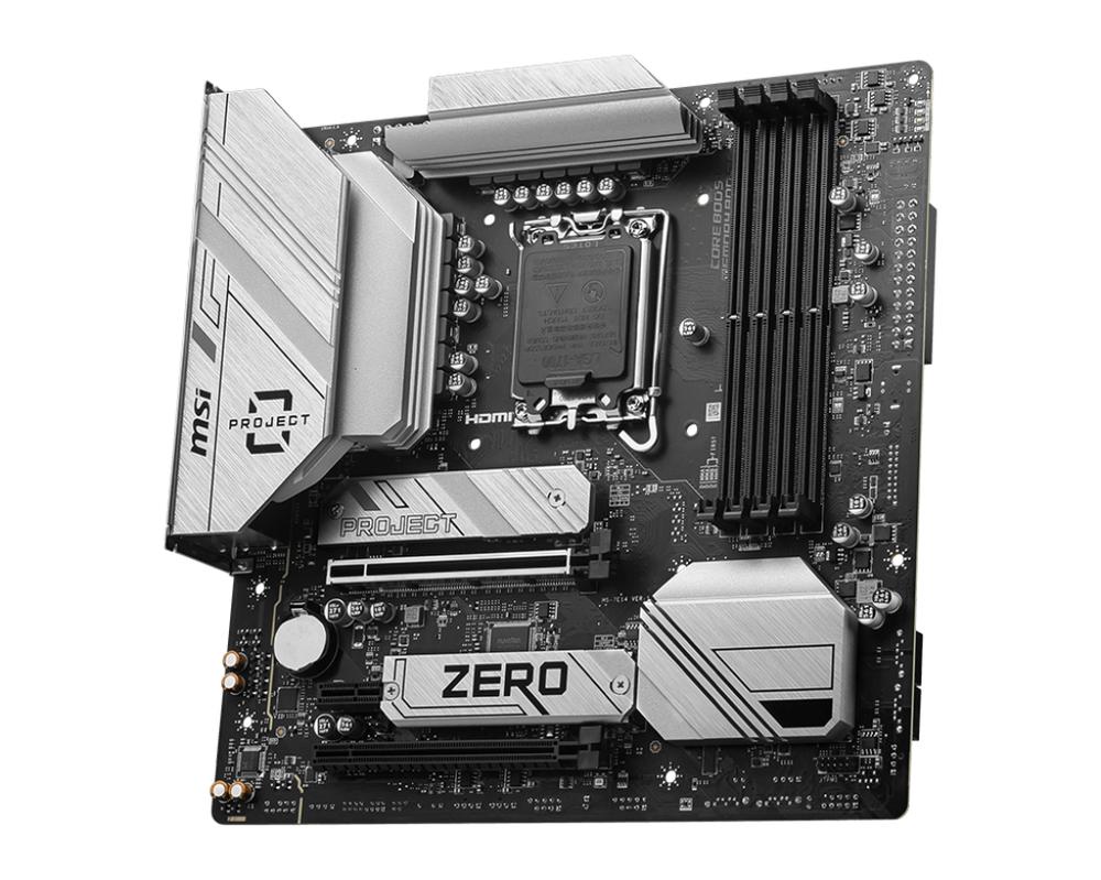 Placa base msi b760m project zero 1700 matx 4xddr5 - Imagen 2