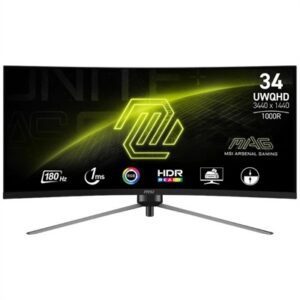 4711377392440 | P/N: 9S6-3DD14H-030 | Cod. Artículo: DSP0000041420 Monitor curvo gaming msi mag345cqrf e20 34 pulgadas uwqhd 200hz
