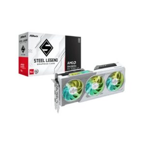 4711581490857 | P/N: 90-GA5JZZ-00UANF | Cod. Artículo: DSP0000038850 Tarjeta grafica asrock rx 9060xt steel legend rgb 16gb gddr6 - 2x dp - 1x hdmi pci express 5.0