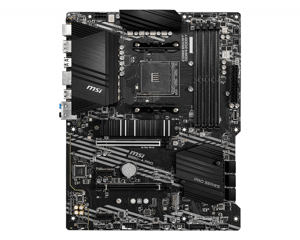 Placa base msi amd b550 - a pro am4 - atx - ddr4 x4 - max 128gb - 3200 mhz - hdmi - display port - Imagen 3