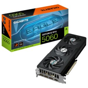 4719331356729 | P/N: GV-N5060EAGLEMAX OC-8GD | Cod. Artículo: DSP0000037612 Tarjeta grafica gigabyte rtx 5060 eagle max oc 8gb gddr7 - 3x dp - 1x hdmi pci express 5.0