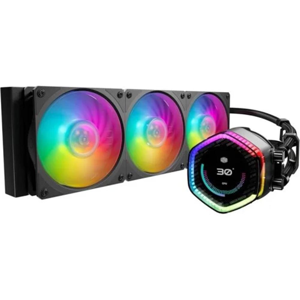 4719512146507 | P/N: MLY-D36M-A24PZ-R1 | Cod. Artículo: DSP0000029160 Kit refrigeracion liquida coolermaster ml 360 ion black argb 3 x 120mm