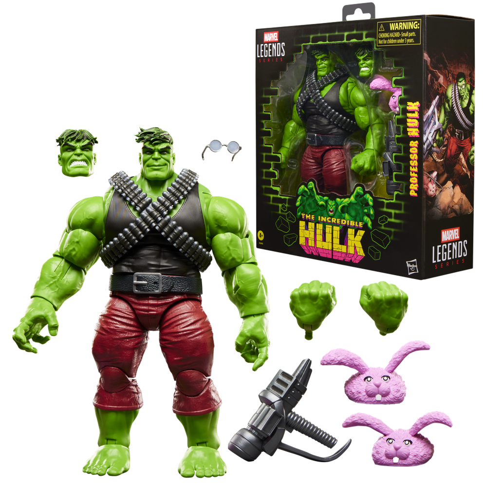Figura hasbro marvel legends series the incredible hulk professor hulk - Imagen 7