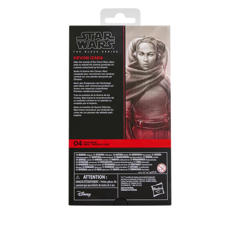Figura hasbro star wars the black series maul shadow lord devon izara - Imagen 3