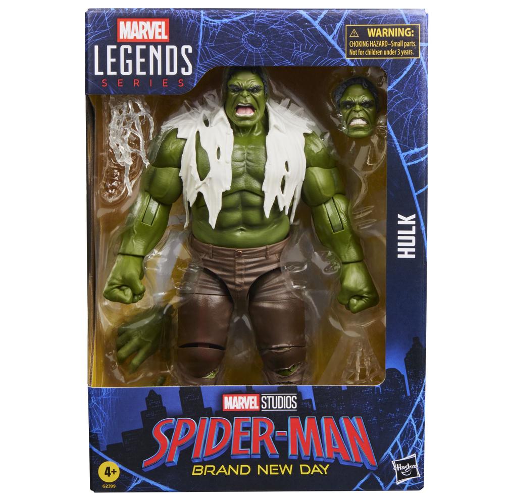 Figura hasbro marvel legends series spider - man brand new day - hulk - Imagen 7