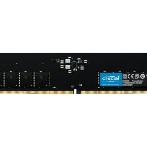 649528929730 | P/N: CT16G56C46U5 | Cod. Artículo: MGS0000015671 Memoria ram ddr5 16gb crucial - udimm - 5600 mhz - pc5 44800 - cl46 - 1.1v