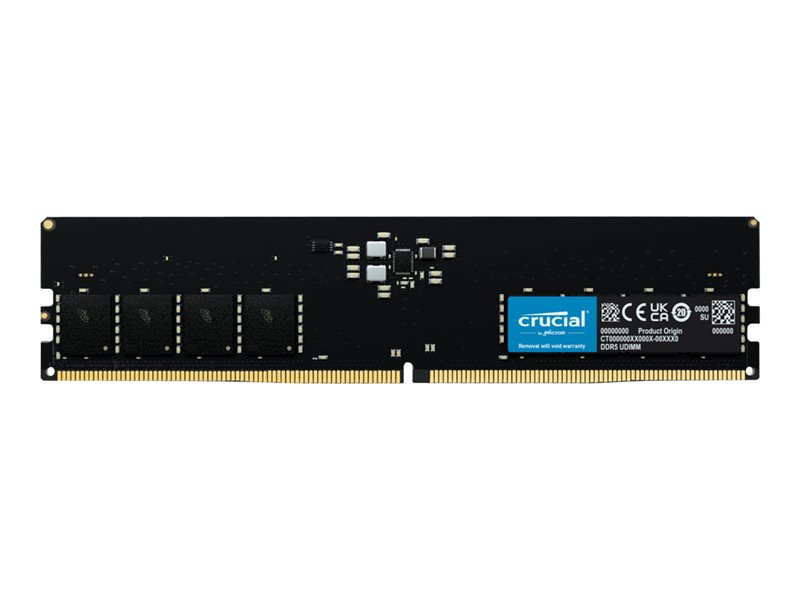 649528929730 | P/N: CT16G56C46U5 | Cod. Artículo: MGS0000015671 Memoria ram ddr5 16gb crucial - udimm - 5600 mhz - pc5 44800 - cl46 - 1.1v