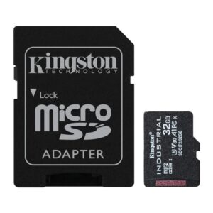 740617321074 | P/N: SDCIT2/32GB | Cod. Artículo: DSP0000026660 Tarjeta memoria micro secure digital sd hc 32gb kingston industrial clase 10 uhs - i u3 + adaptador sd