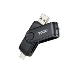 8433281016286 | P/N: TQR-3003B | Cod. Artículo: DSP0000035049 Lector dni usb tipo c - usb tipo a tooq tqr - 3003b