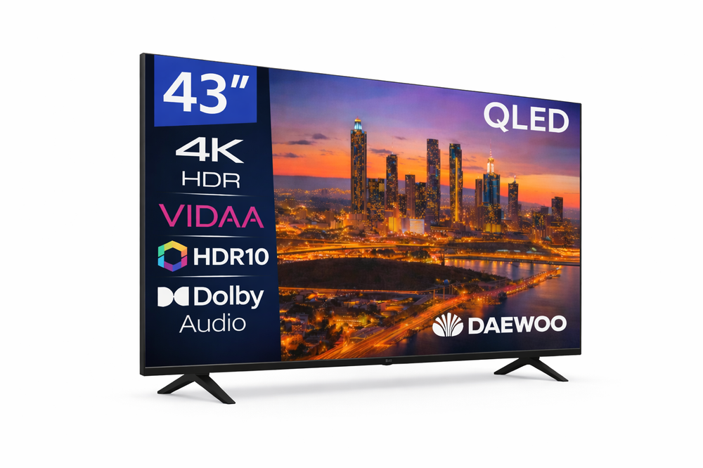 Tv daewoo 43 pulgadas qled 4k uhd - 43vb56qv - smart tv - Imagen 2