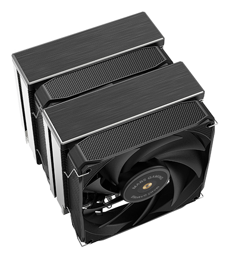 Ventilador disipador cpu mars gaming mcpu - xu9 2x 120mm negro - Imagen 3