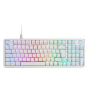 8435693110453 | P/N: MKPROWYES | Cod. Artículo: DSP0000030676 Teclado mars gaming mkprowyes silentswitch rgb blanco